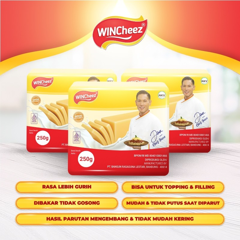 Bangun Rasaguna Lestari WINCheez Keju Cheddar Regular 250 g