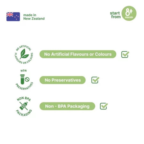 McCallum Industries Only Organic Apple Blueberry Blackberry & Oats 