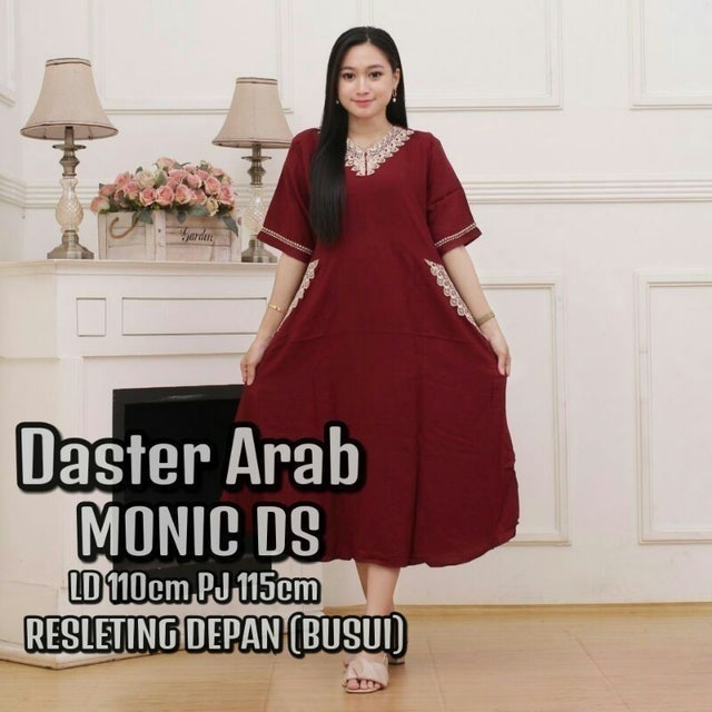  Daster Arab Monic Plus Saku 