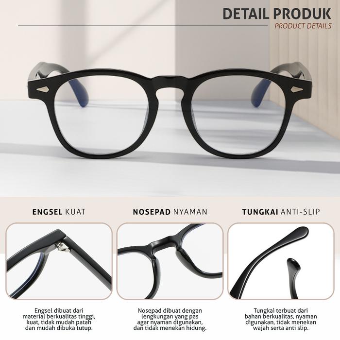  Colore.in Kacamata Bold Frame Photocromic YC-Z3505