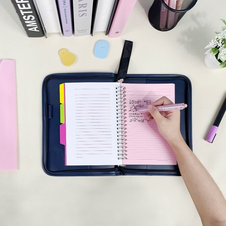 Topla Topla Binder Notebook A5 Leather Binder Note Resleting BNT 995