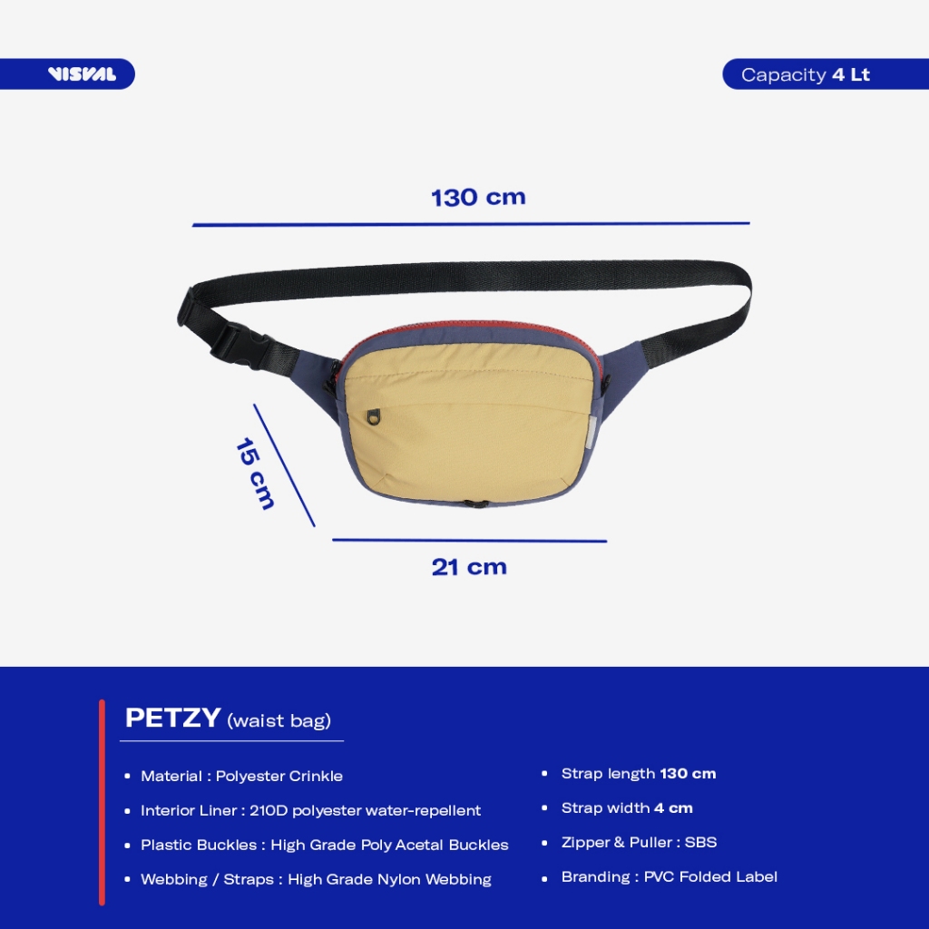 Niaga Karya Kreatif Visval Petzy Waist Bag
