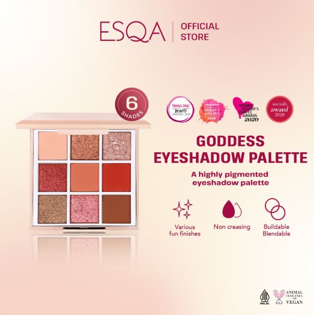 Goddess Eyeshadow Palette - Peach 2