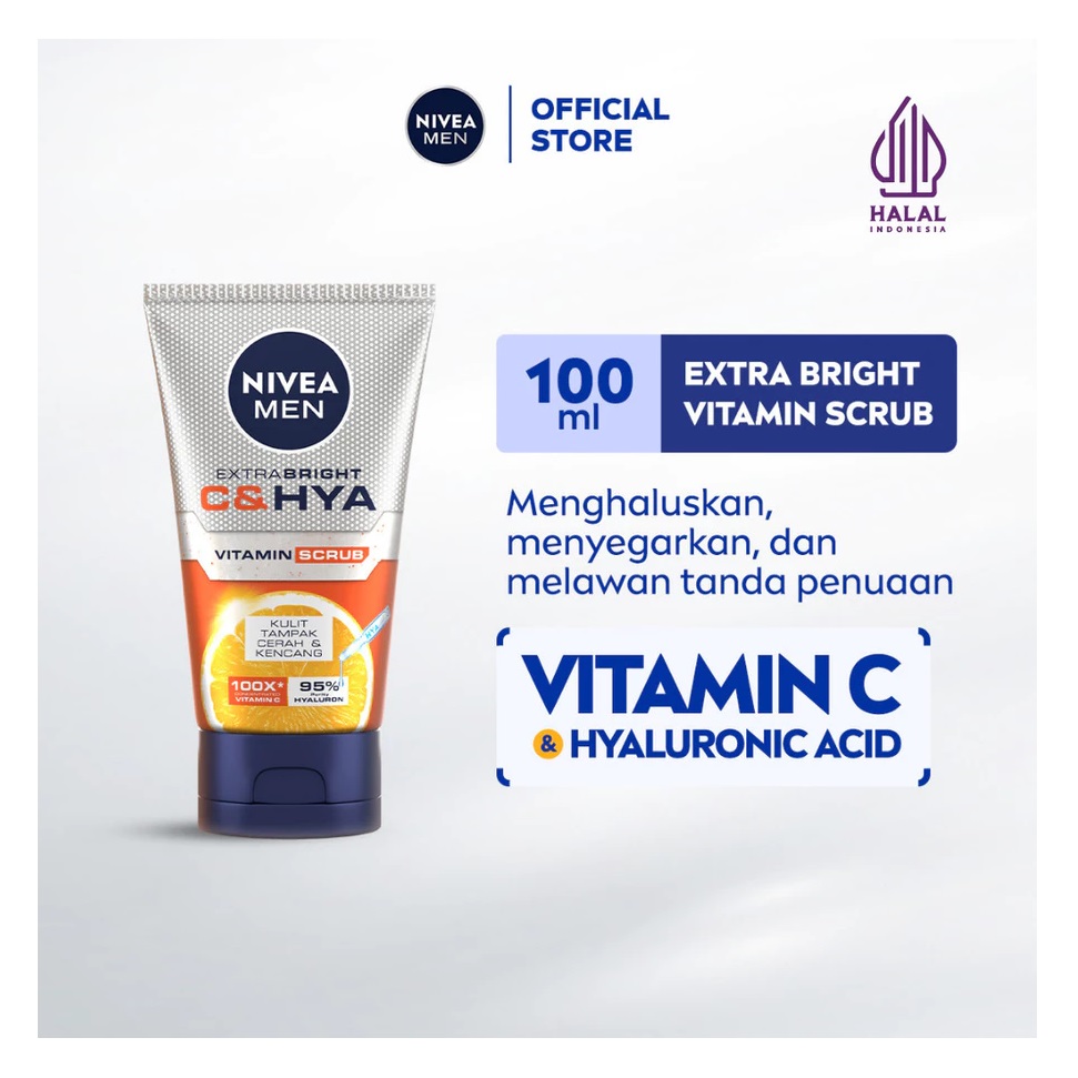 Beiersdorf NIVEA MEN Vitamin Scrub Extra Bright C&HYA