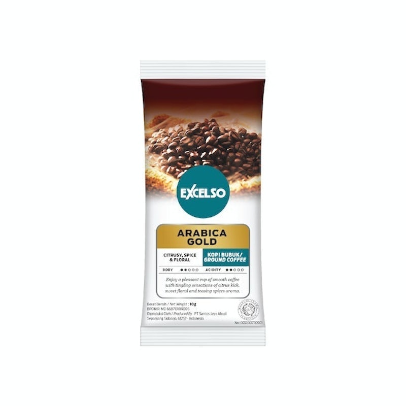 Excelso Single Serving Arabica Gold Folding Box 3