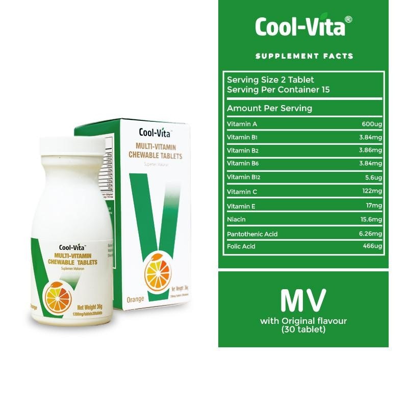 Coolvita Multi-Vitamin Chewable Tablets 4