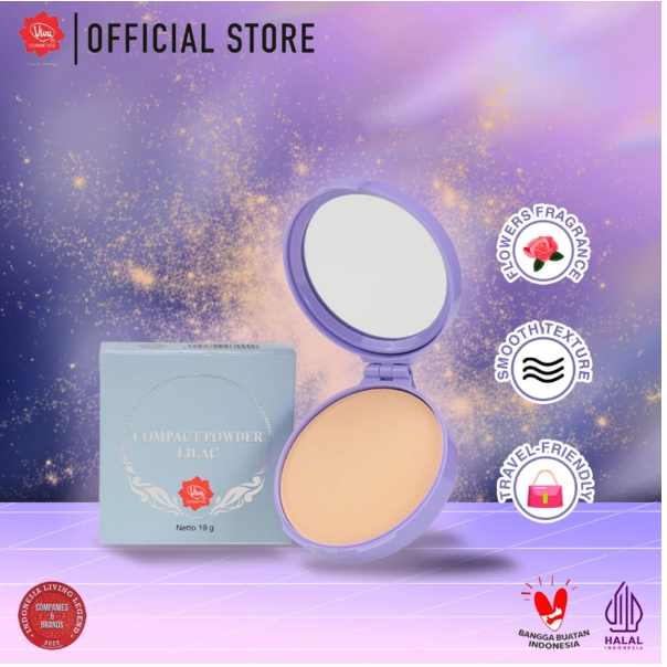 VITAPHARM Viva Compact Powder Lilac Kuning Langsat