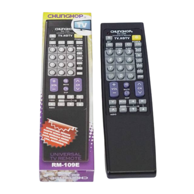 Chunghop  Universal TV Remote RM-109E