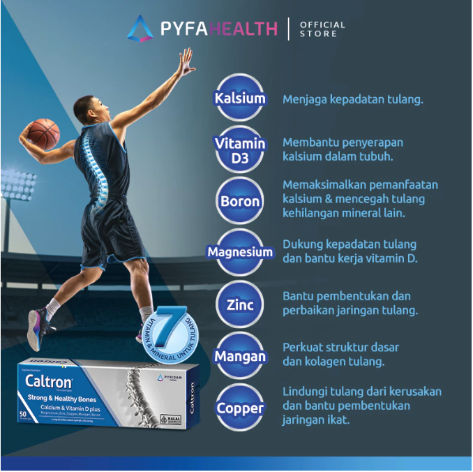 Caltron Bantu Memenuhi Kesehatan Tulang