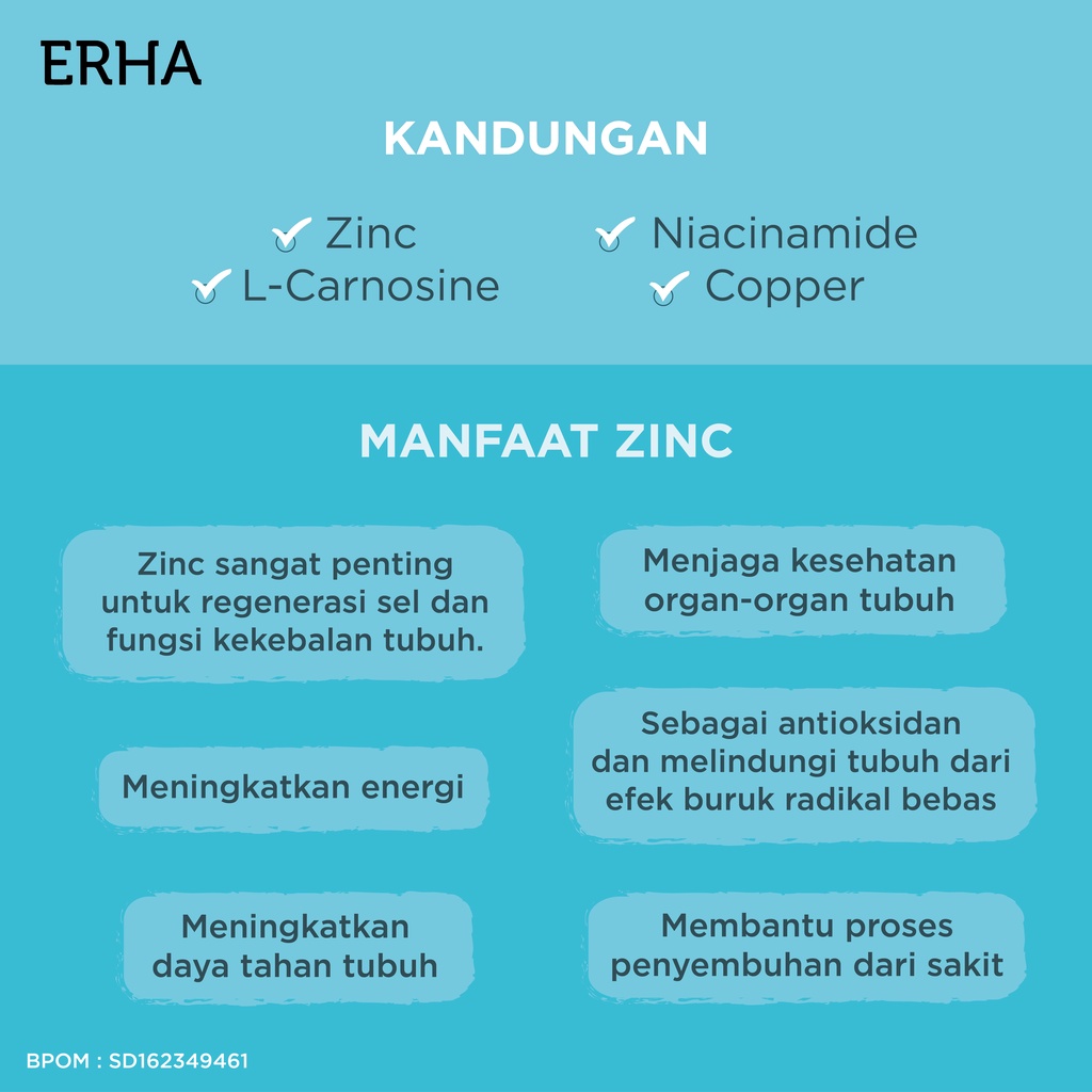 ERHA Nutraceuticals  Zincore