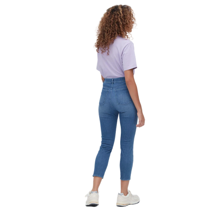 Celana Legging Crop High Rise Denim Ultra Stretch 2