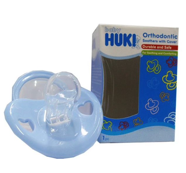 Ikapharmindo Putramas Baby HUKI Orthodontic Soothers with Cover