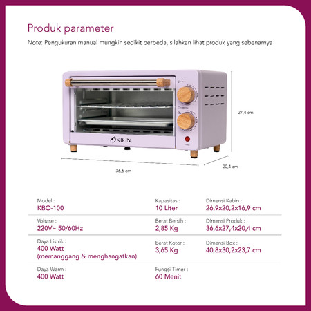 Aditya Sarana Graha Kirin Omni Oven  KBO-100