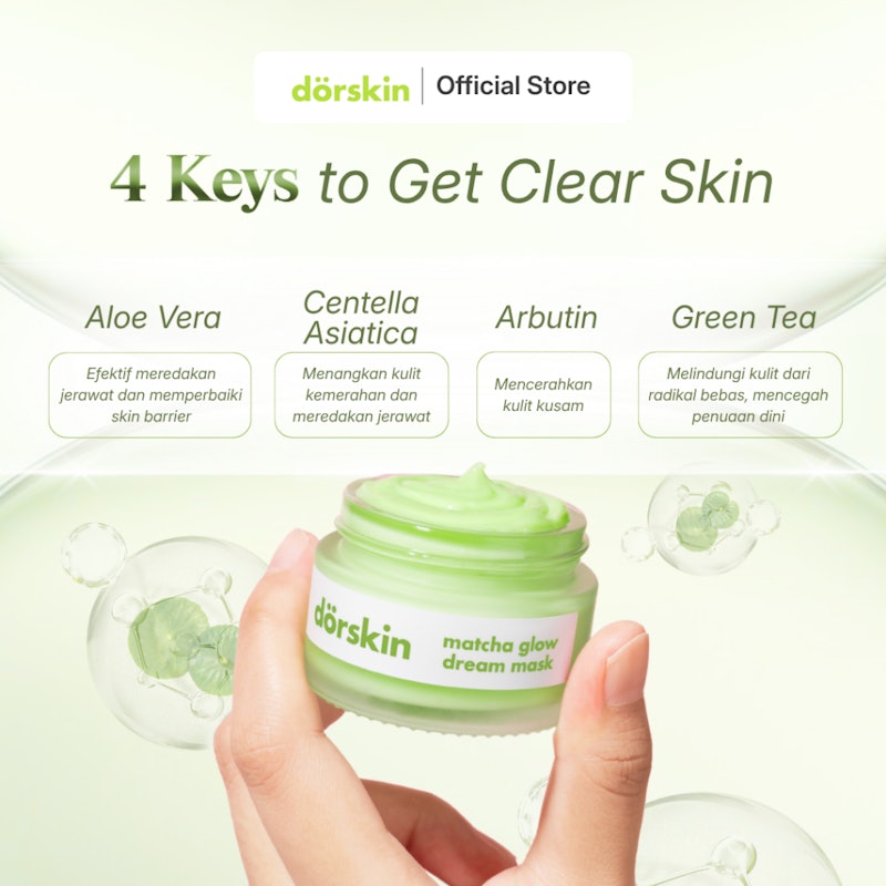 dörskin Matcha Glow Dream Mask
