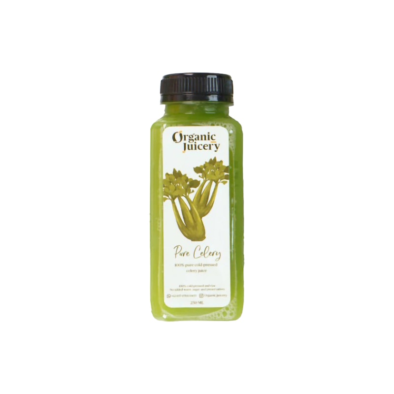 Organic Juicery Cold Pressed Juice Pure Celery Juice 1