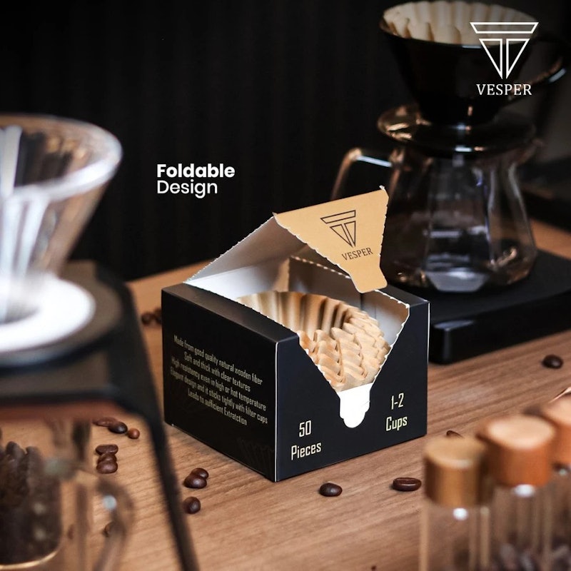 Vesper Origami Coffee Paper Wave Filter 155