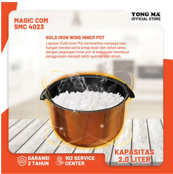 Yong Ma Electronics Rice Cooker SMC 4023