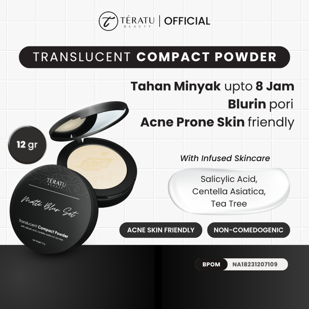 Teratu Beauty Translucent Compact Powder  2