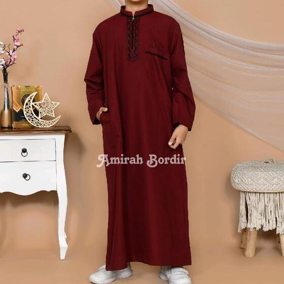  Jubah Anak Laki-Laki Bordir 