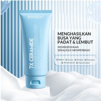 Permata Indo Kav BIOAQUA 7X Ceramide Skin Barrier Repair Moisturize Cleanser