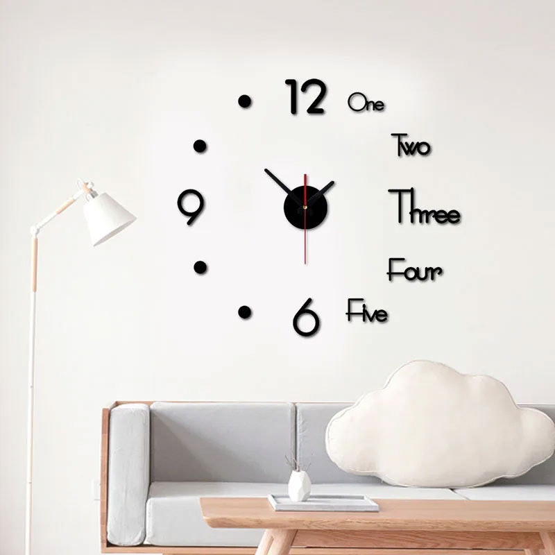 TaffHOME DIY Giant Wall Clock Sangtai 3