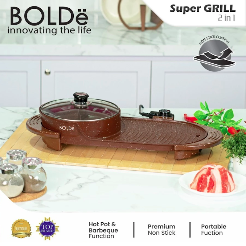 BOLDe Super Electric Grill 2in1 2