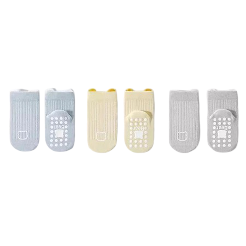Sakumini Kaos Kaki Bayi Anti Slip 3 Pasang 1