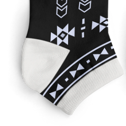 Rightbox.ID Kaos kaki Pendek Semata Kaki Motif  00525