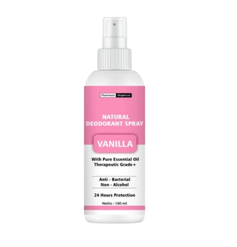 Pharmacie Organi.co Natural Deodorant Spray Vanilla 1