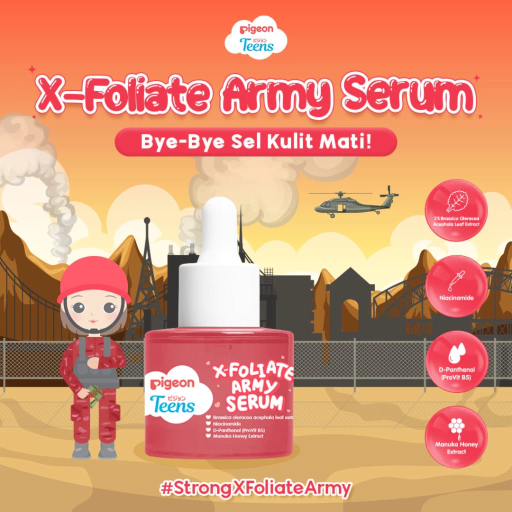 Pigeon Pigeon Teens X-Foliate Army Serum