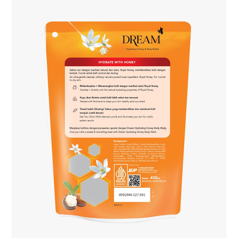 Dream Heritage Honey & Shea Butter Body Wash 3