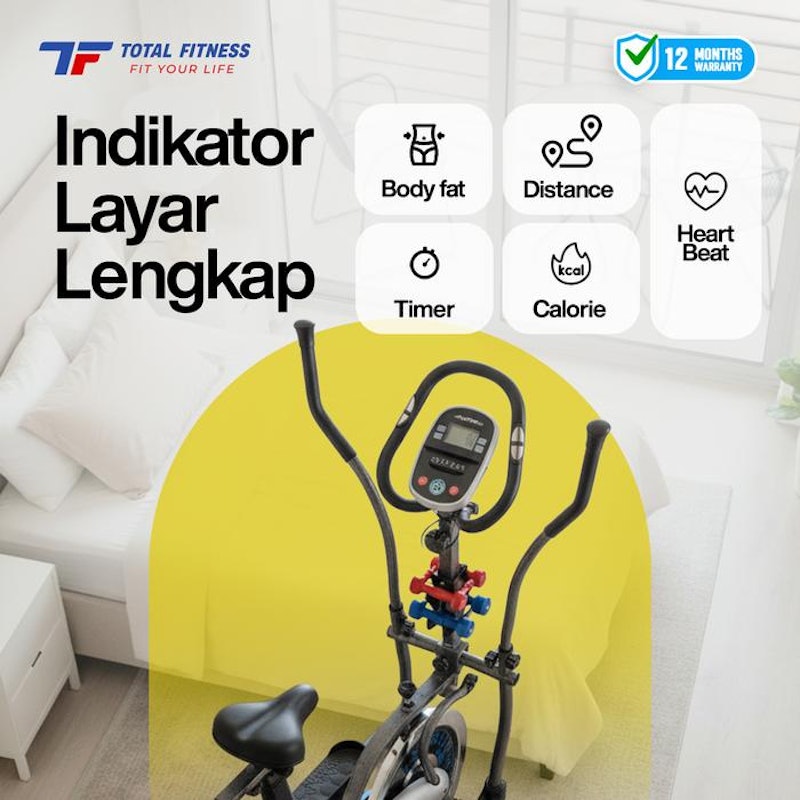 Total Fitness Bike Orbitrack Elliptical Crosstrainer 2