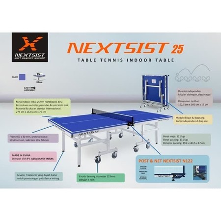  Nextsist 25 Meja Pingpong Indoor
