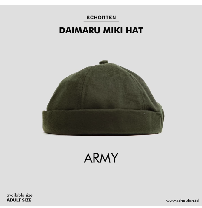 Schouten Hat Beanie Miki Topi Peci