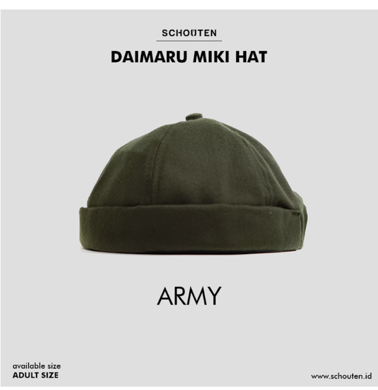 Schouten Hat Beanie Miki Topi Peci 3