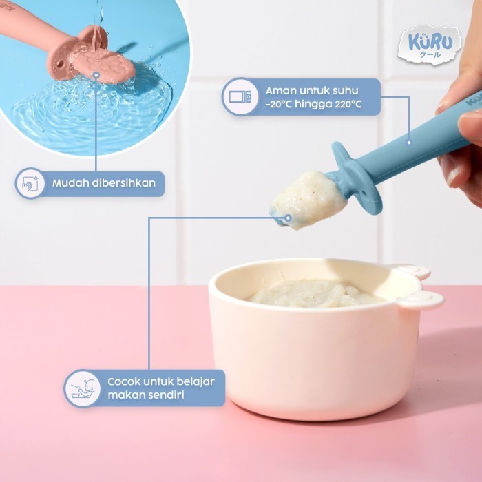 Kuru Baby SIlicone Training Spoon 5
