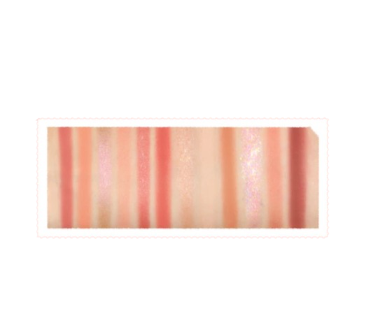  FCL Internasional Indonesia PINKFLASH PinkDessert 12 Shades Eyeshadow Palette 03 Strawberry Donuts