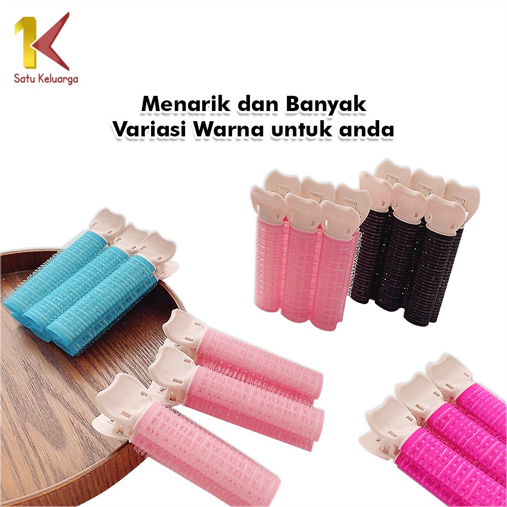 Satu Keluarga  Satu Keluarga Jepit Roll Rambut 2 in 1 C488 