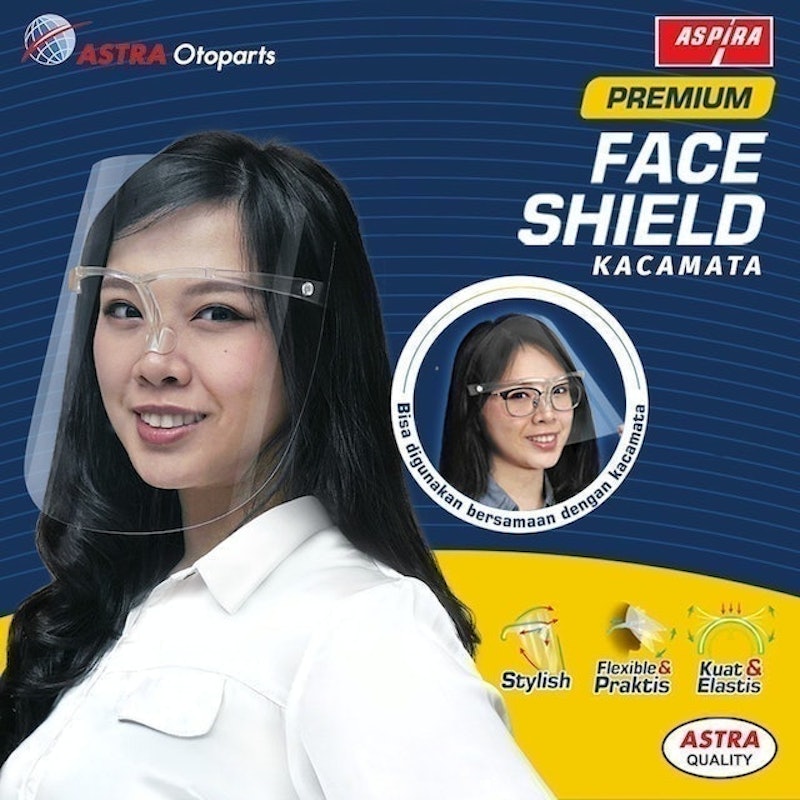 ASPIRA Premium Face Shield Pelindung Wajah 3