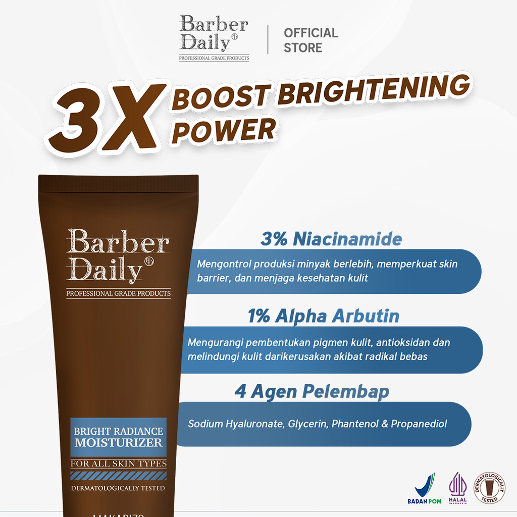 Akasha Wira International Barber Daily® Bright Radiance Moisturizer