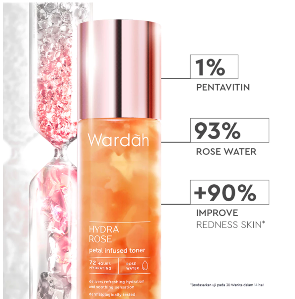 Paragon Technology and Innovation Wardah Hydra Rose Petal Infused Toner