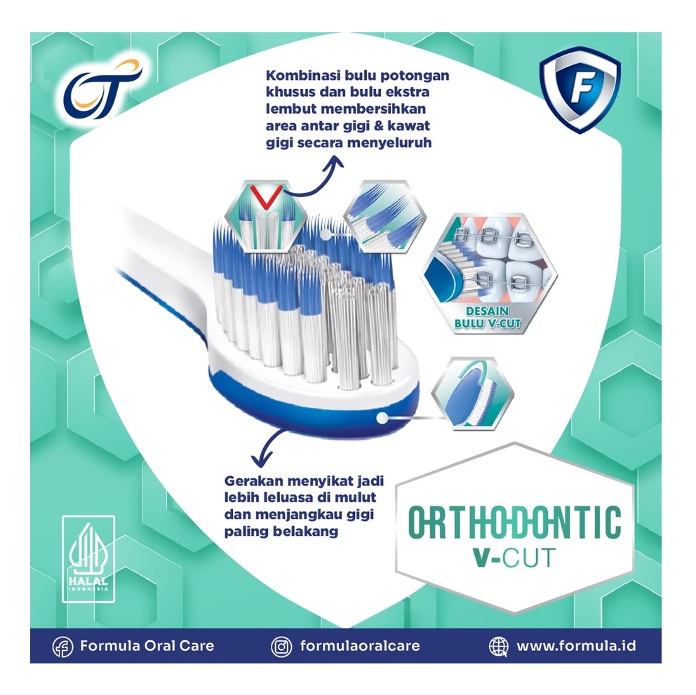 Ultra Prima Abadi Formula Sikat Gigi Orthodontic