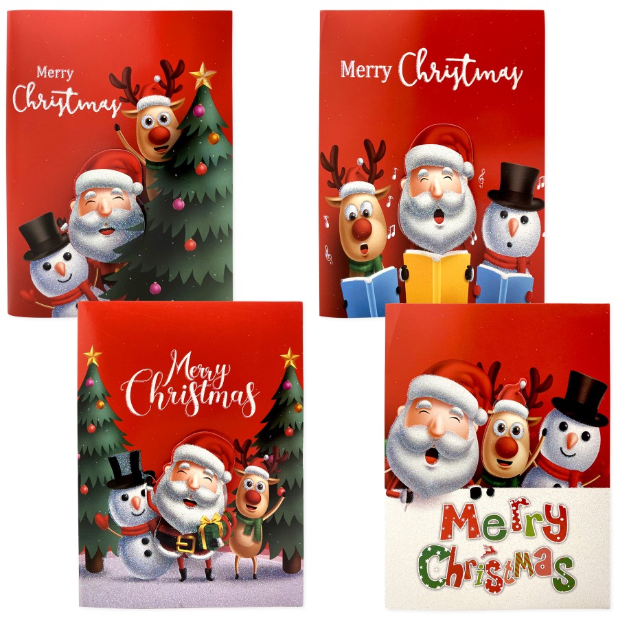 Greeting Card Natal Musik & Lampu 1