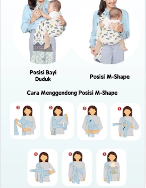Omiland Kain Jarik Gendongan Bayi 4