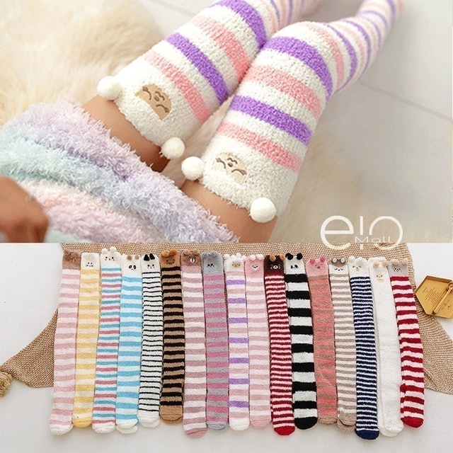 Kaos Kaki Panjang Fluffy Bulu Tebal