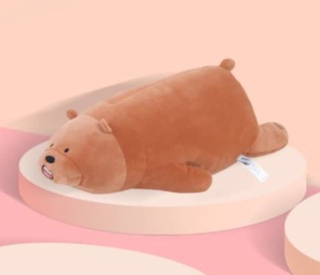 We Bare Bears Lying Plush Toy 4