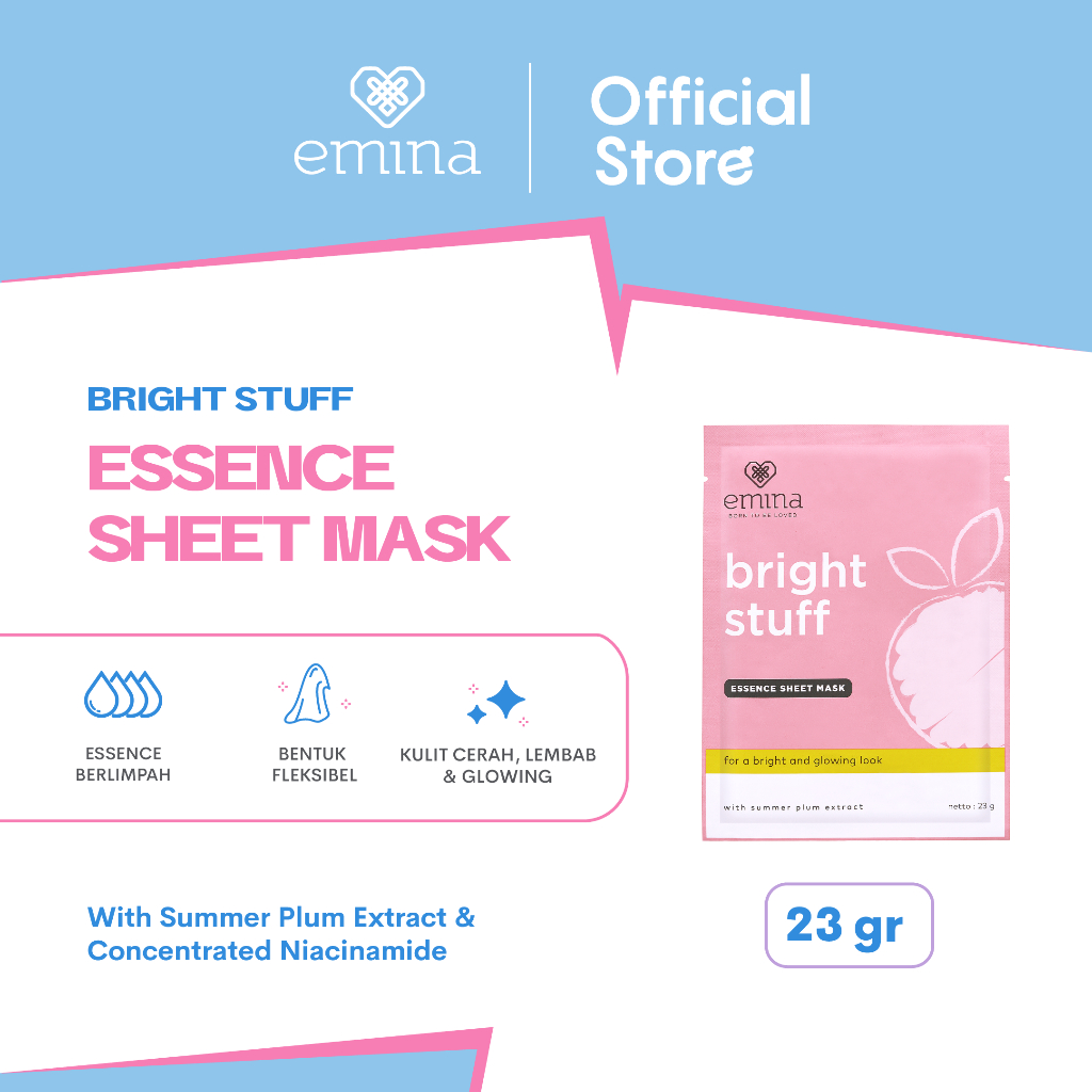 Paragon Technology and Innovation Emina Bright Stuff Essence Sheet Mask
