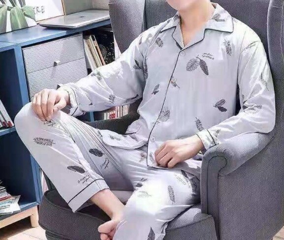  Velvet Avenue Baju Tidur Pria Lengan Panjang 5679 B