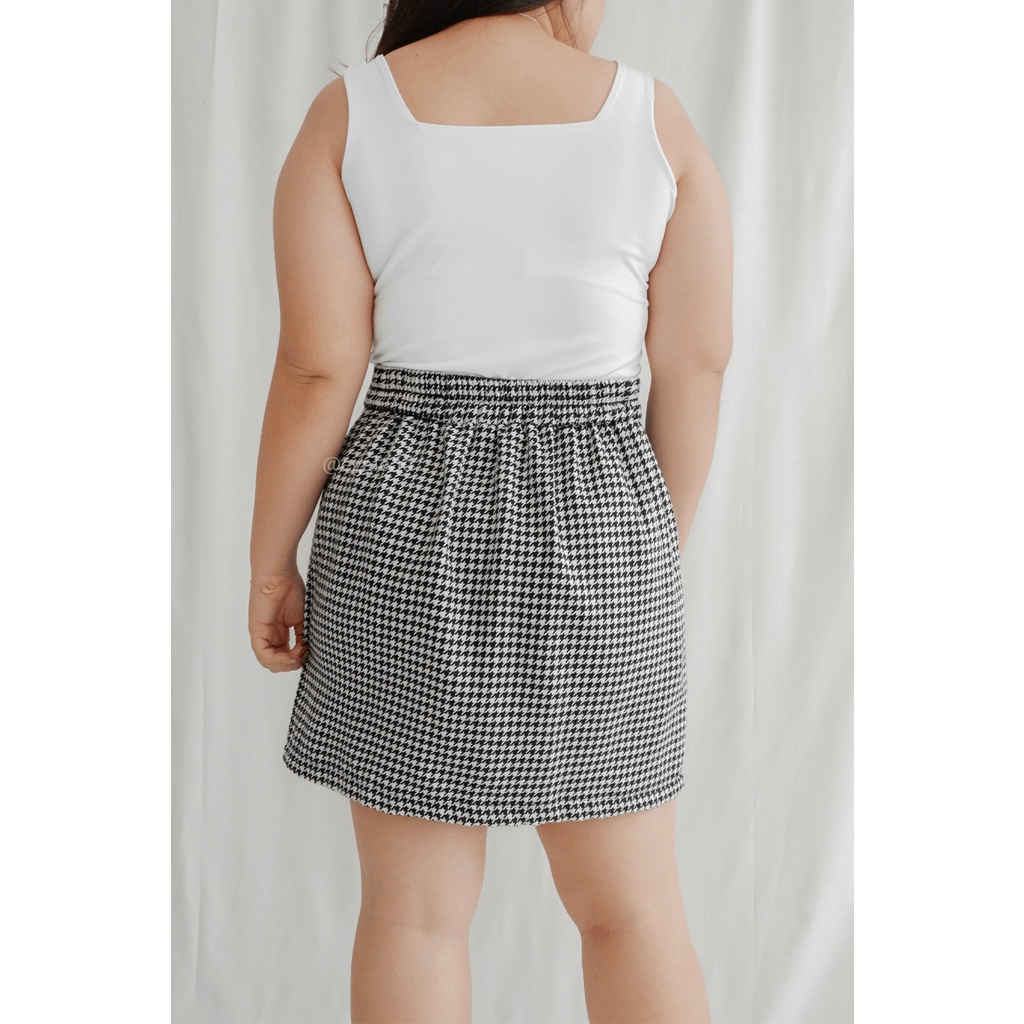Houndstooth Skirt