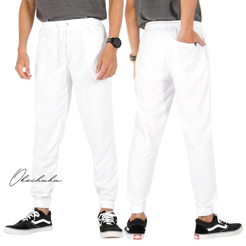 Okechuku Felix Jogger Pants Putih 2